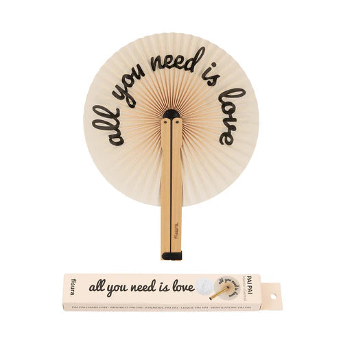 Pai pai “all you need is love” fan