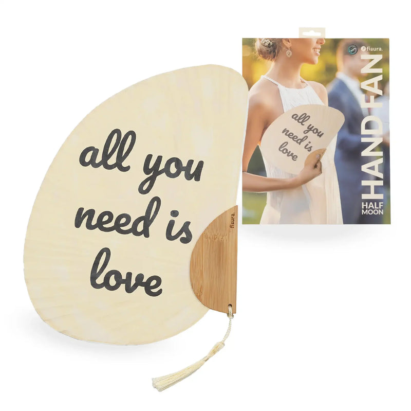 Half Moon Fan "All you need is love"
