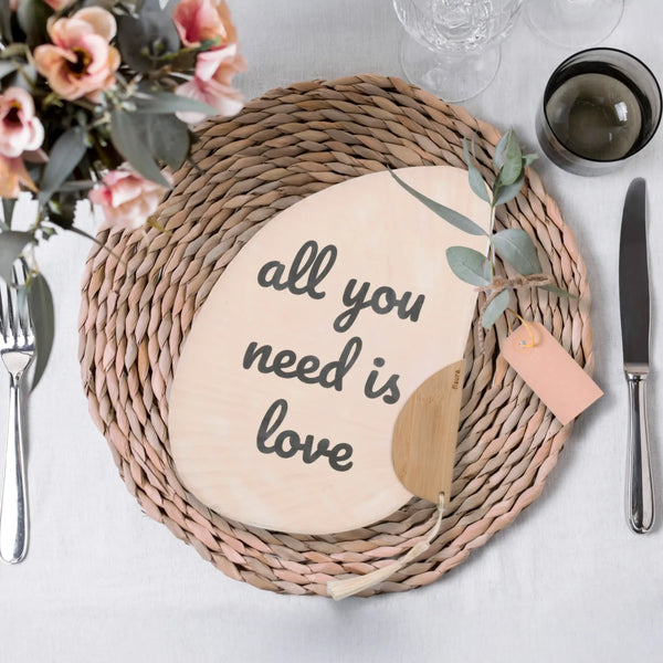 Half Moon Fan "All you need is love"